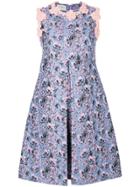 Giuseppe Di Morabito Floral Flared Dress - Blue