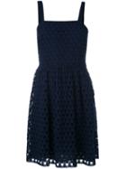 Crochet Dress - Women - Cotton - 2, Blue, Cotton, Michael Michael Kors