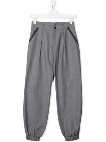Baby Dior Teen Striped Trousers - Grey