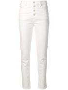 Iro Buttoned Skinny Jeans - White