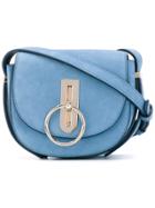 Nina Ricci Compas Saddle Crossbody Bag - Blue