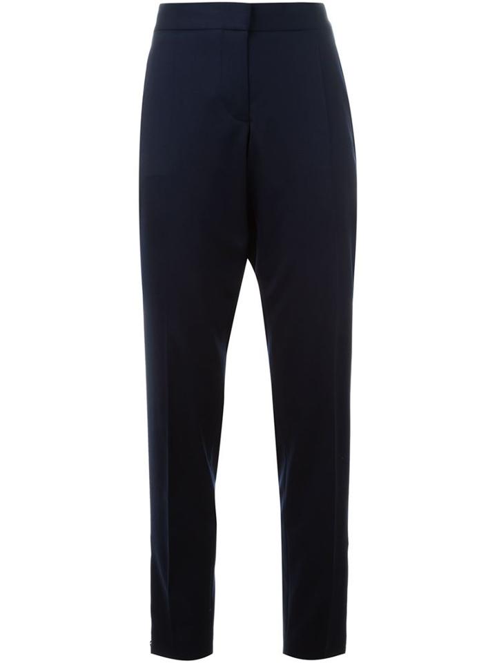 Stella Mccartney 'vivian' Trousers, Women's, Size: 40, Blue, Wool