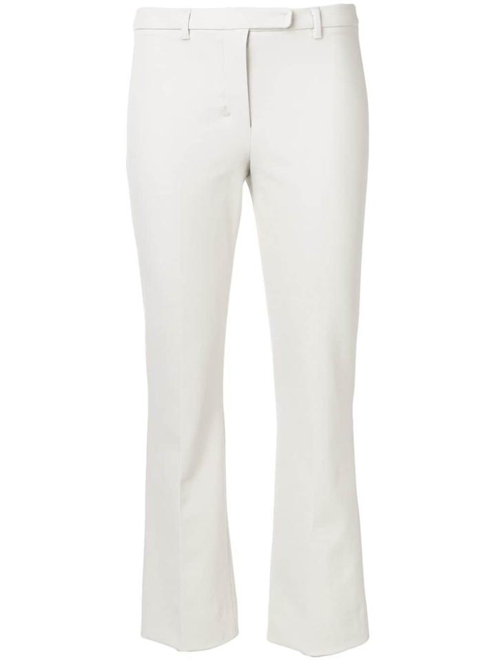 's Max Mara Cropped Slim Fit Trousers - Neutrals