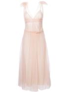 Nicopanda Long Tulle Dress, Women's, Size: 8, Pink/purple, Nylon