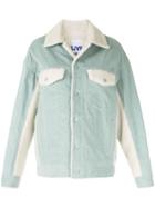 Sjyp Sherpa Corduroy Shearling Jacket - Green