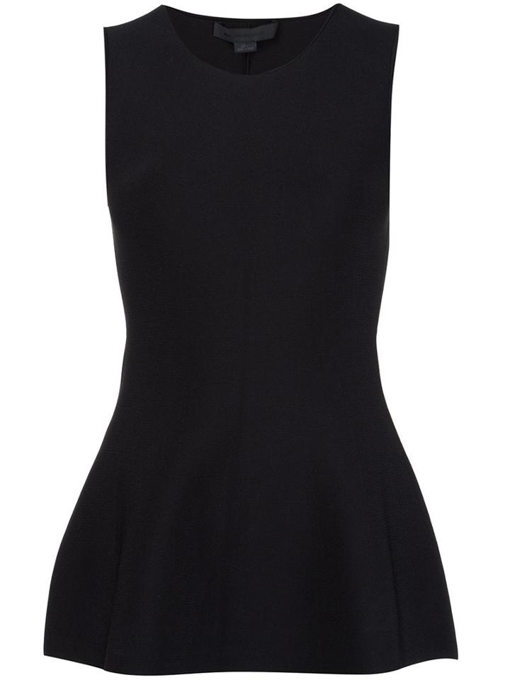 Alexander Wang Peplum Top, Women's, Size: Small, Black, Viscose/nylon/spandex/elastane
