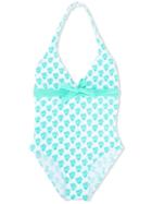 Elizabeth Hurley Beach Kids Printed One-piece Swimsuit, Girl's, Size: 12 Yrs, Green