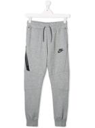 Nike Kids Logo Track Pants - Grey