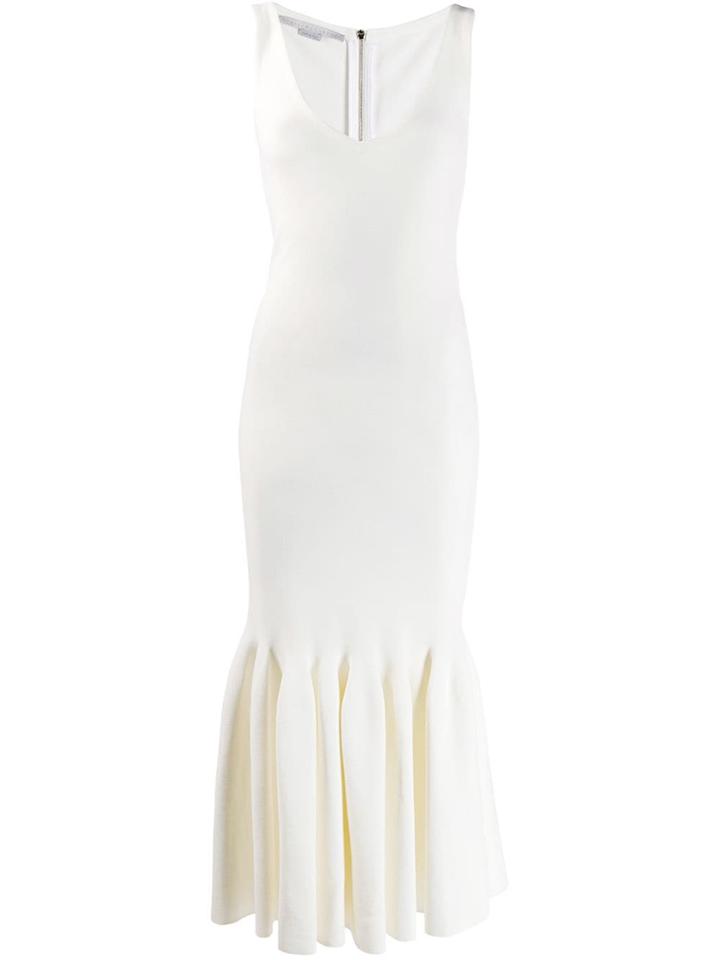 Stella Mccartney Ruffle Hem Dress - White