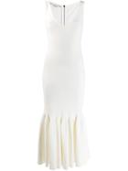 Stella Mccartney Ruffle Hem Dress - White