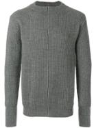 Attachment Plain Sweatshirt - Grey