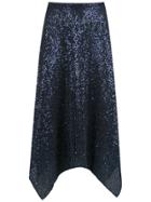 Nk Midi Knit Skirt - Blue