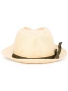 Emporio Armani Contrast Hat, Women's, Size: 57, Nude/neutrals, Polyester/cellulose