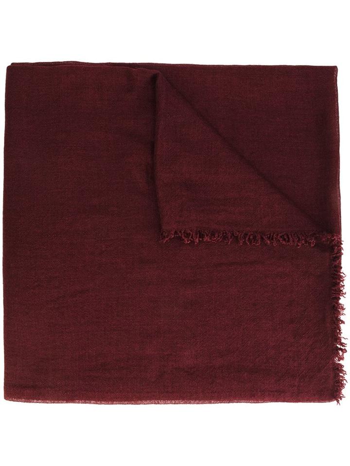 Faliero Sarti 'dianetta' Scarf, Women's, Red, Silk/cashmere