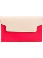 Marni Colour Block Cardholder - Nude & Neutrals