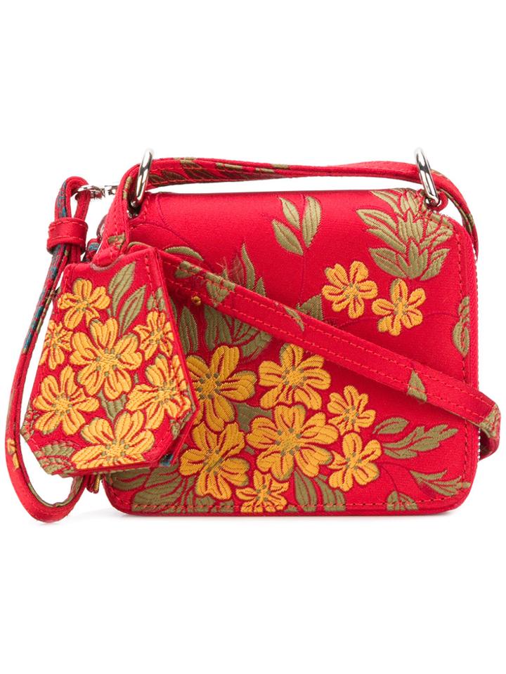 Marques'almeida Jacquard Shoulder Bag - Red