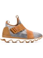 Sorel Two Tone Buckled Ankle Boots - Grey