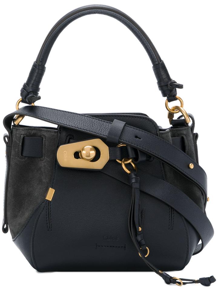 Chloé Small Owen Bucket Bag - Blue
