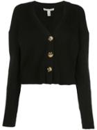 Autumn Cashmere Knitted Cardigan - Black