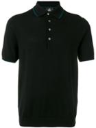Ps By Paul Smith Knitted Polo Shirt, Men's, Size: Xl, Black, Merino