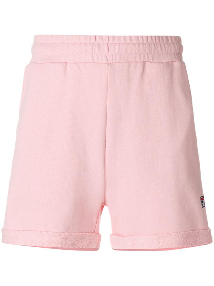 Fila Turn Up Track Shorts - Pink & Purple