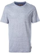 Michael Kors Chest Pocket T-shirt, Men's, Size: Small, Blue, Cotton/linen/flax