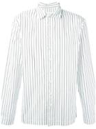 Sunnei Striped Shirt, Men's, Size: Large, White, Cotton