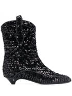 Laurence Dacade Vanessa Sequin Boots - Black