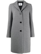 Msgm Classic Style Coat - Grey