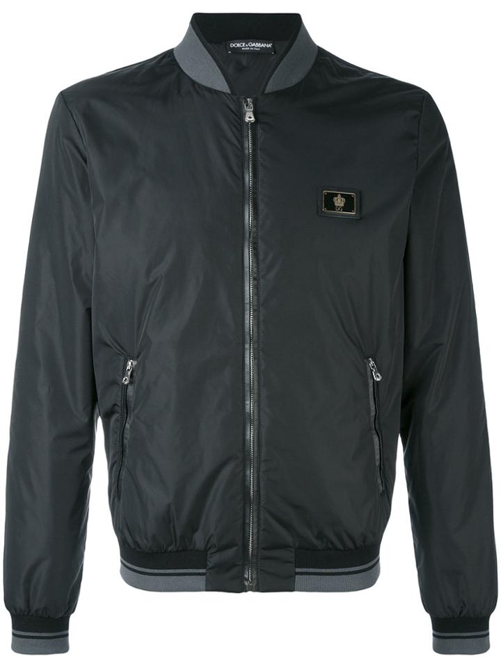 Dolce & Gabbana Classic Bomber Jacket - Black