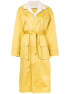 Nehera Cay Garbadine Coat - Yellow