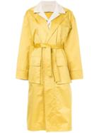 Nehera Cay Garbadine Coat - Yellow