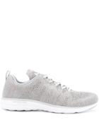 Athletic Propulsion Labs Perforated Lace-up Sneakers - Black