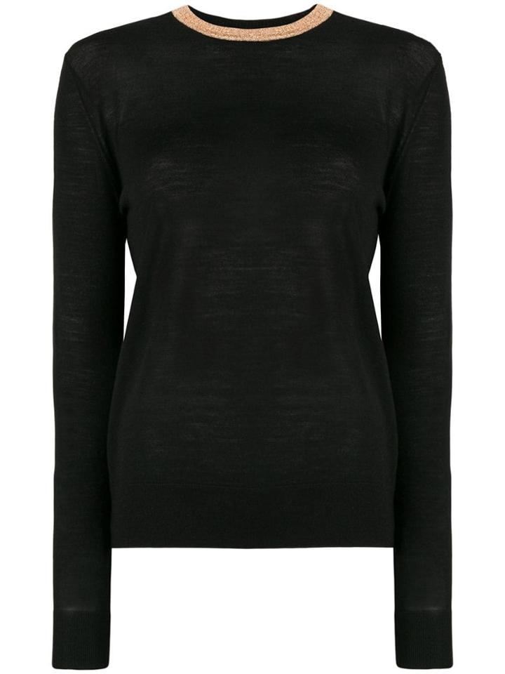 Forte Forte Long-sleeve Fitted Sweater - Black