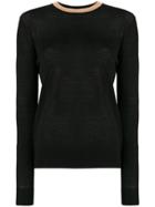 Forte Forte Long-sleeve Fitted Sweater - Black