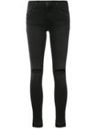 Etienne Marcel Distressed Skinny Jeans, Women's, Size: 28, Black, Cotton/spandex/elastane
