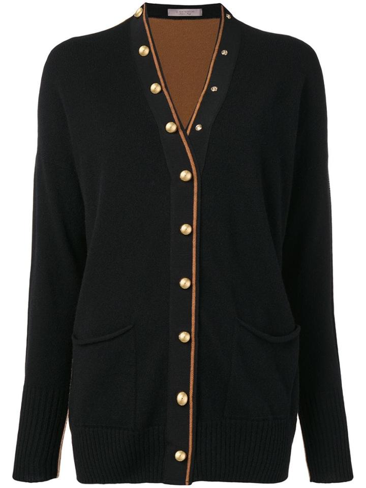D.exterior Panelled Cardigan - Black
