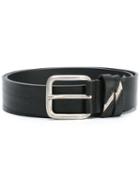 Diesel Buckled Belt, Men's, Size: 105, Black, Calf Leather