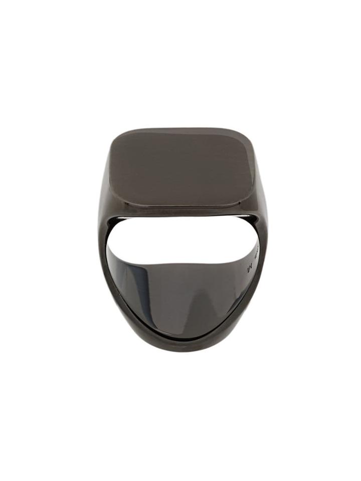 Maison Margiela Squared Armour Ring - Black