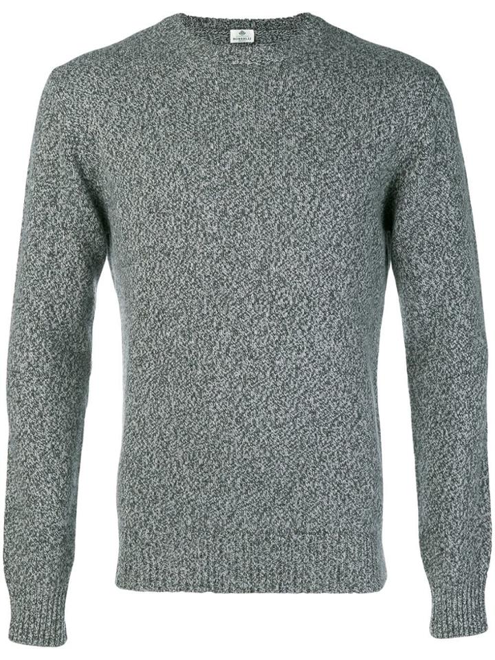 Borrelli Round Neck Jumper - Grey