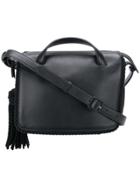 Marco De Vincenzo Hanging Tassel Shoulder Bag - Black
