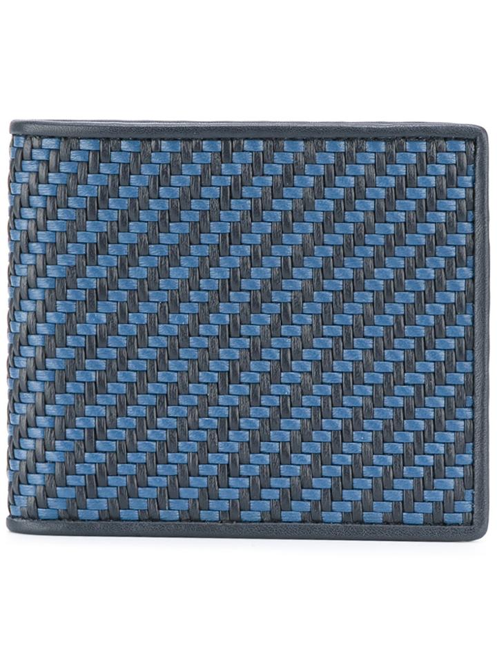 Ermenegildo Zegna Checked Wallet - Blue