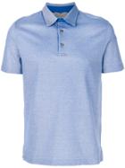 Canali Slim Fit Polo Shirt - Blue