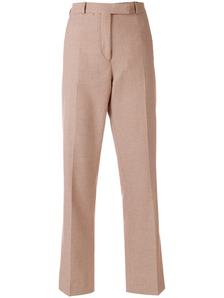 Etro Pattern Tailored Trousers - Yellow & Orange