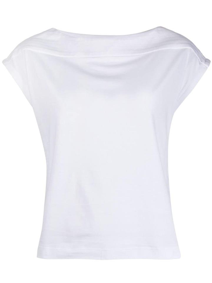 A Plan Application Cap Sleeve T-shirt - White