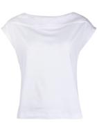 A Plan Application Cap Sleeve T-shirt - White