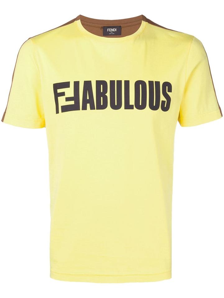 Fendi Ffabulous T-shirt - Yellow