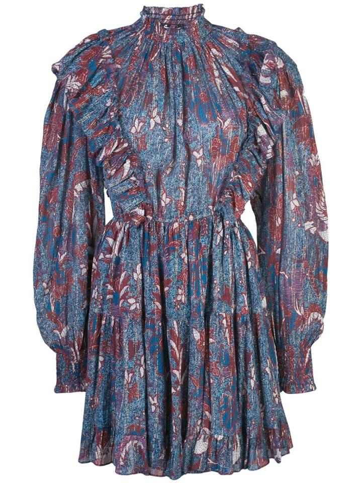 Ulla Johnson Floral Skirt - Blue
