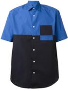 Kenzo Patch Pocket Shirt, Men's, Size: S, Blue, Cotton