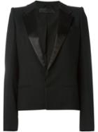 Haider Ackermann Buttoned Blazer, Women's, Size: 36, Black, Silk/cotton/virgin Wool